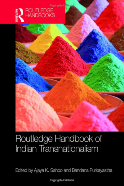 Book cover for "Routledge Handbook of Indian Transnationalism" by Bandana Purkayastha