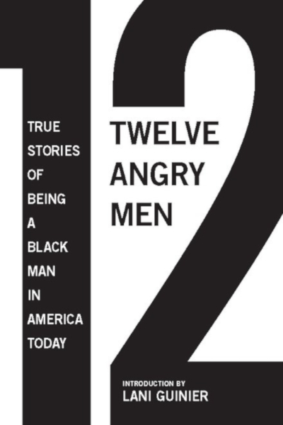 Book cover for "12 Angry Men: True Stories of Being a Black Man in America Today" by Matthew Hughey